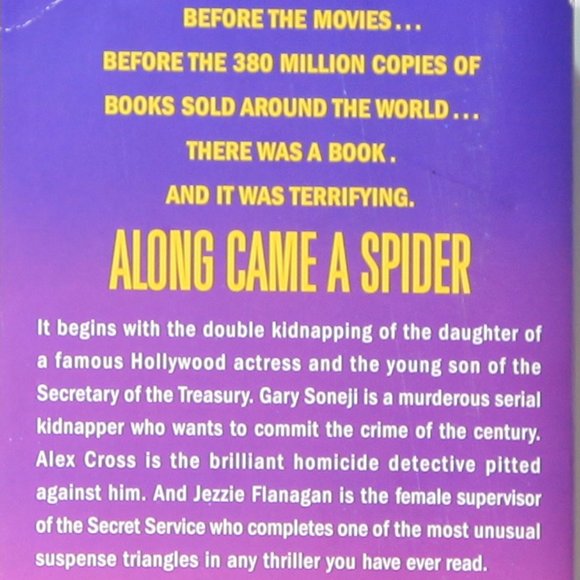 Along Came a Spider by James Patterson - World's #1 Best-Selling Writer - Picture 2 of 4